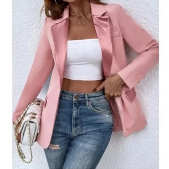 Classic Button Work Jacket Coat Blazer - Picture 9 of 15